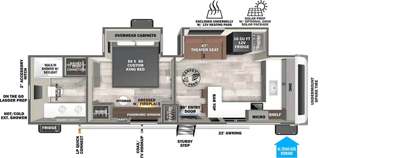 261FKRB Floorplan Image